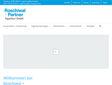 Tablet Screenshot of ingenieurbuero-roschiwal.de